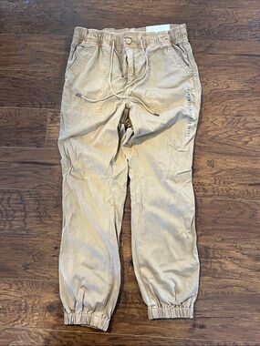 NWT American Eagle High Waisted Jegging Jogger Khaki Pants Women’s size 10 short